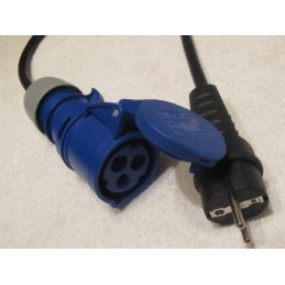 Camping trailer camper bus plug socket