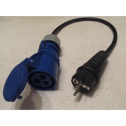 Camping trailer camper bus plug socket