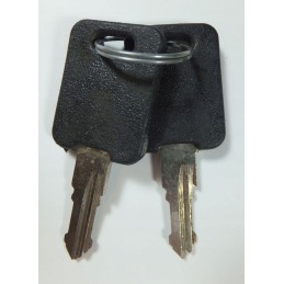 Lock cylinder keys for a camper trailer
