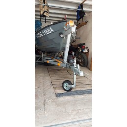 Maneuverable support wheel with handle 200 kg