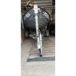 Maneuverable support wheel with handle 200 kg