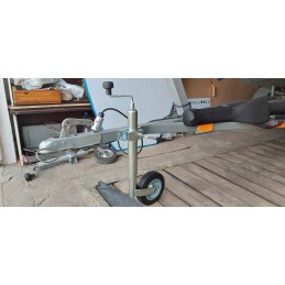 Maneuverable support wheel with handle 200 kg