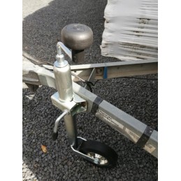 Maneuverable support wheel with handle 200 kg