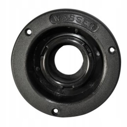 Water inlet for camper trailer, black short cap