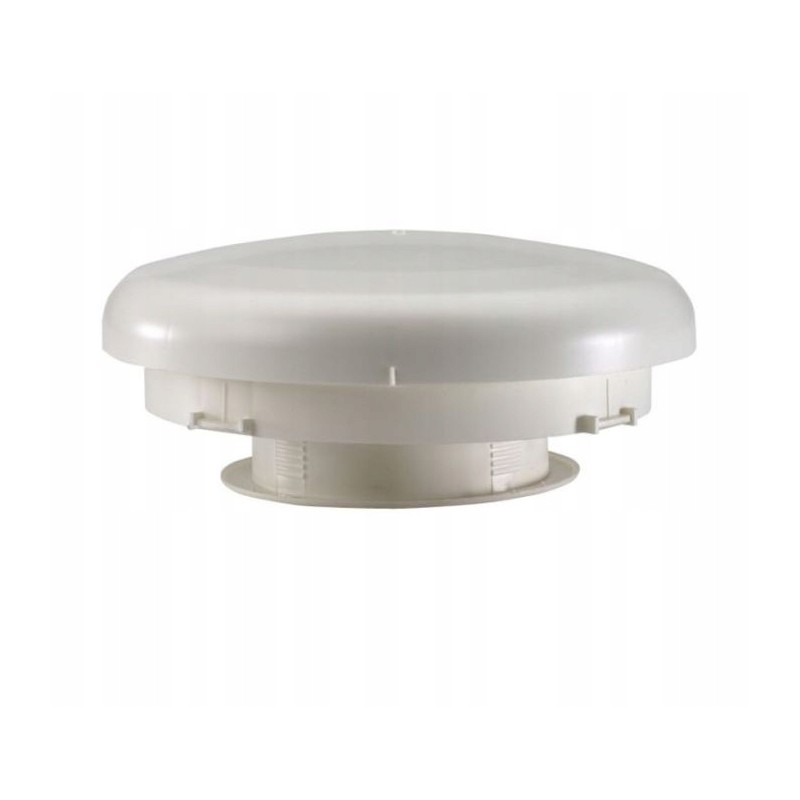Ventilation mushroom, upper vent for a camper