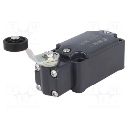 1 pcs x PIZZATO ELETTRICA - FD 551 - Limit switch, lever R 40mm, plastic roller Ø20mm, NO + NC, 10A