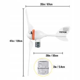 Renewable electricity generator, 400W wind turbine