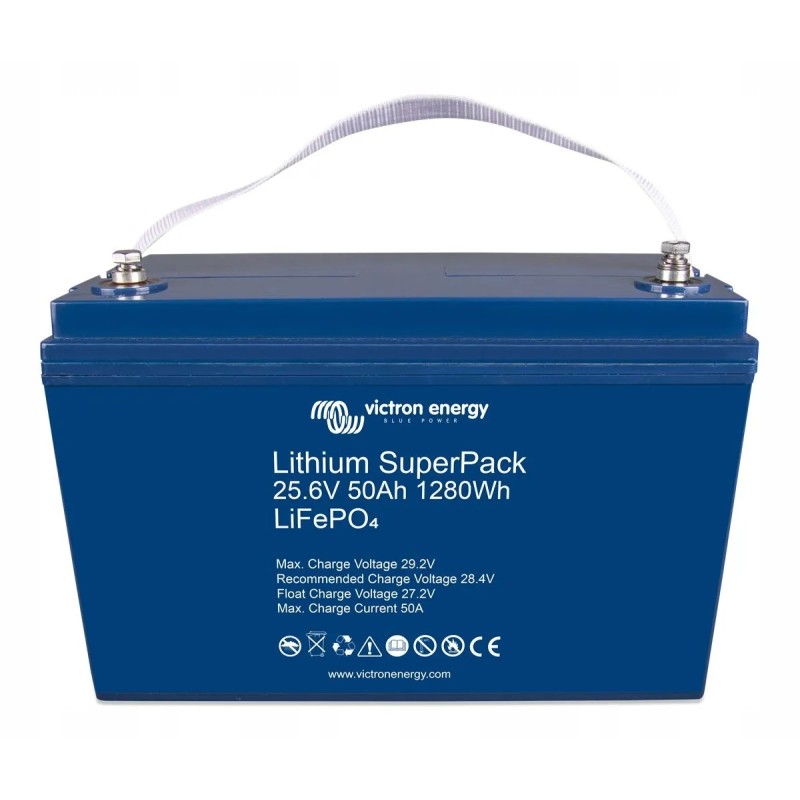 Superpack lithium battery 25 6 50 m8