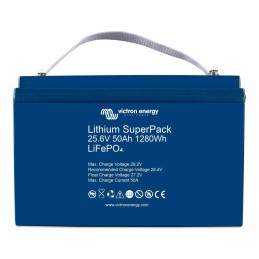 Superpack lithium battery 25 6 50 m8
