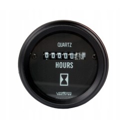 Universal analog 12v engine hour indicator