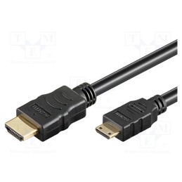1 pcs x Goobay - 31933 - Cable, HDMI 1.4, HDMI plug,mini HDMI plug, PVC, Len: 3m, black