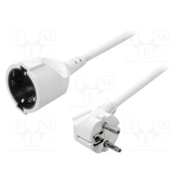 1 pcs x LOGILINK - LPS101 - Extension lead, Sockets: 1, white, 3m, 16A
