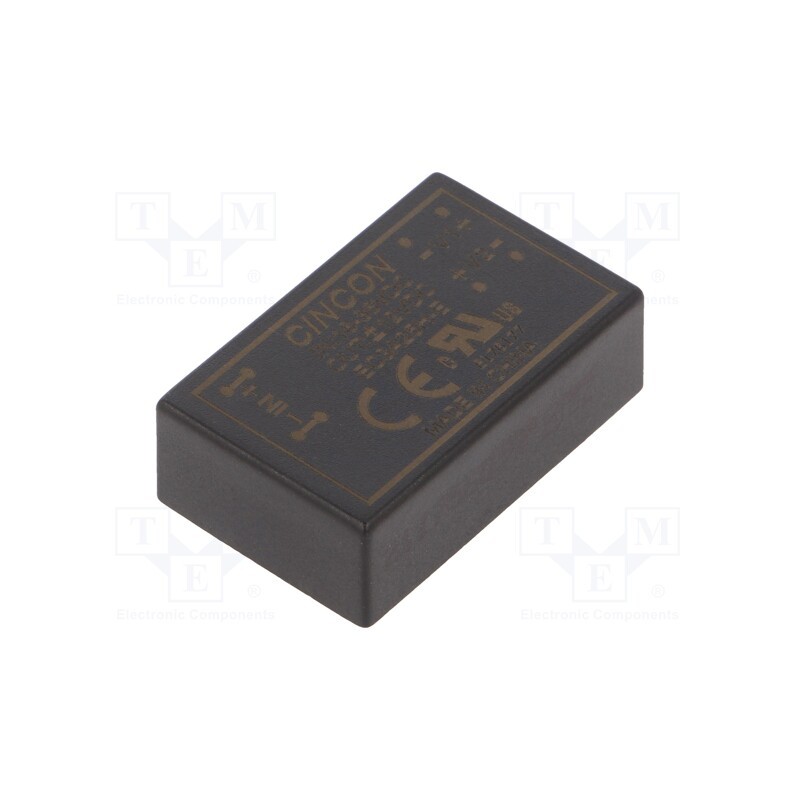 1 pcs x CINCON - EC3A25H-E - Converter: DC/DC, 3W, Uin: 18÷36V, Uout: 12VDC, Uout2: -12VDC, DIP24