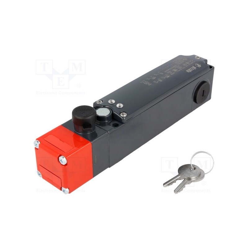 1 pcs x PIZZATO ELETTRICA - FG 60AD5D2Z - Safety switch: bolting, FG, NC + NO, Number of key entry slots: 8