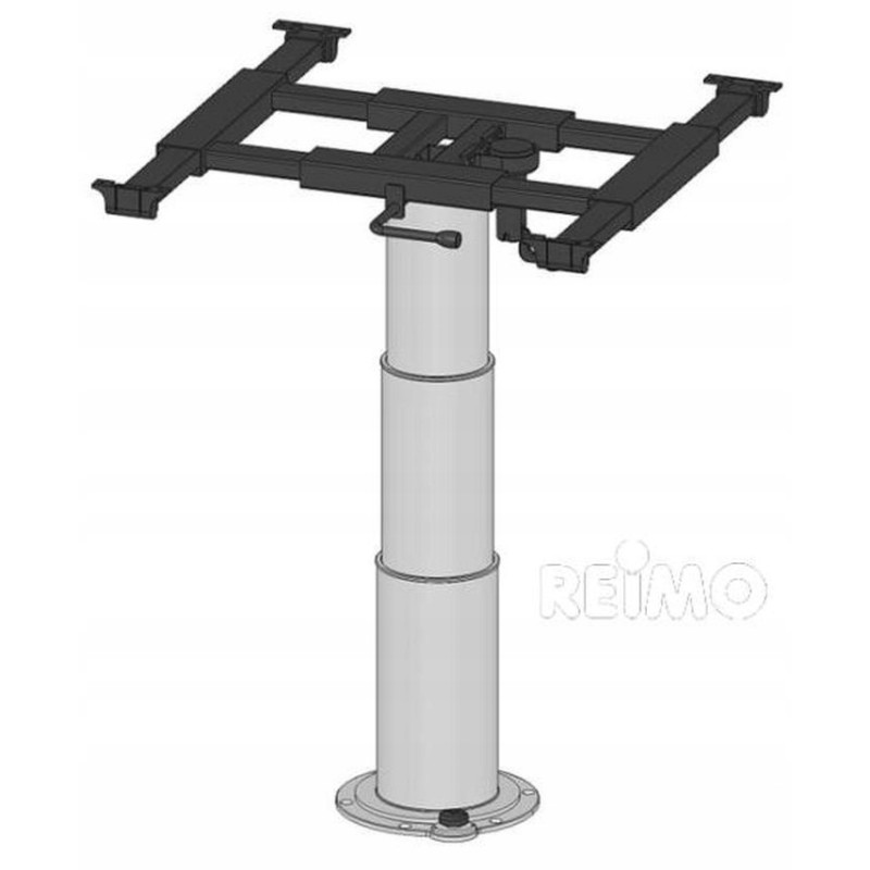 Pneumatic camper table leg 355-730 mm