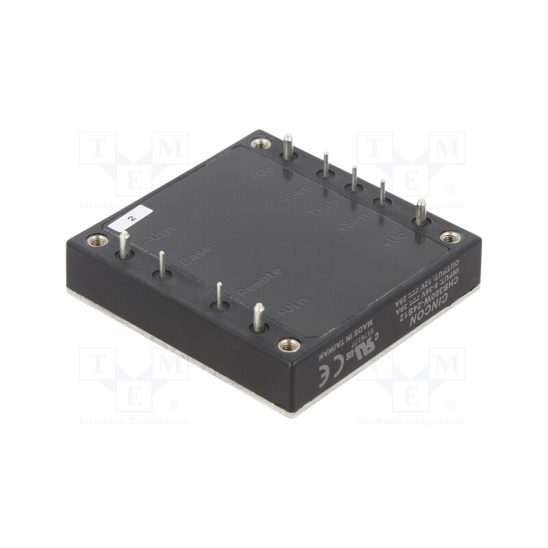 1 pcs x CINCON - CHB300W-24S12 - Converter: DC/DC, 300W, Uin: 9÷36V, Uout: 12VDC, Iout: 25A, 220kHz