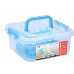 Picnic dinner set plates cups 21 pcs