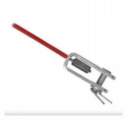 Trailer brake securing cable, skidding hook
