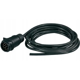 Electrical connector for a secort trailer with a cable