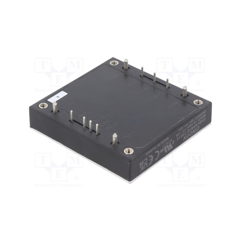 1 pcs x CINCON - CHB150W12-72S15 - Converter: DC/DC, 150W, Uin: 14÷160V, Uout: 15VDC, Iout: 10A, 480Hz