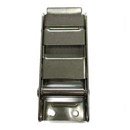Stainless steel buckle with a lock for the tarpaulin belt