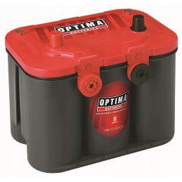 Battery optima redtop 12v 50ah 815a rtu 4 2 agm spiral