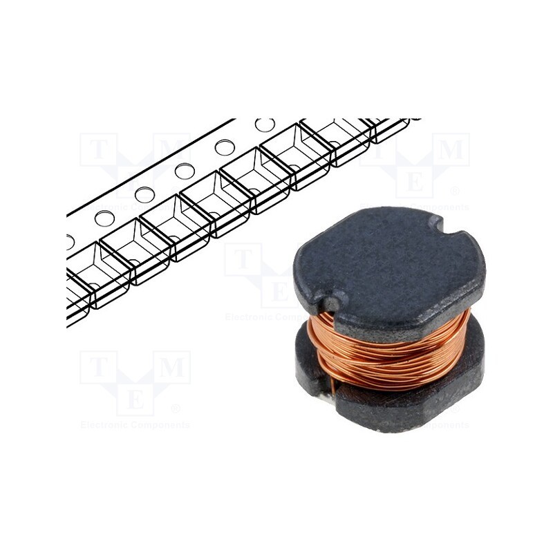 10 pcs x FERROCORE - DLG-0504-560 - Inductor: wire, SMD, 0504, 56uH, 0.68A, 0.42Ω