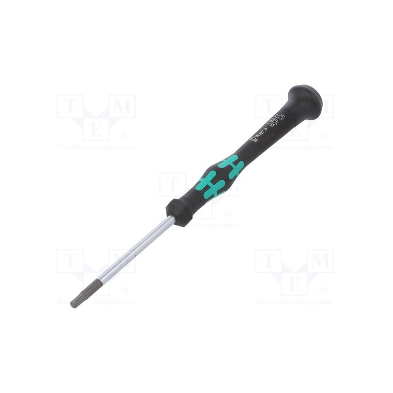 1 pcs x WERA - 5118072001 - Screwdriver, hex key, precision, HEX 3mm, Blade length: 60mm