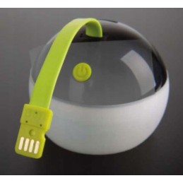 A portable camping lamp for a tent plot