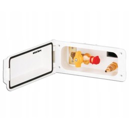 External camper water and gas connection gok