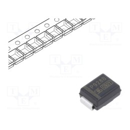 1 pcs x TAIWAN SEMICONDUCTOR - 1PGSMB5928 - Diode: Zener, 3W, 13V, 115mA, SMD, , SMB, single diode