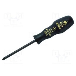 1 pcs x C.K - T4722ESD 1 - Screwdriver, Phillips, PH1, ESD, Blade length: 80mm