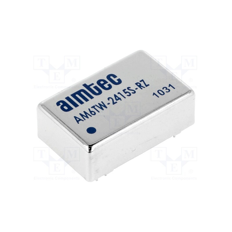 1 pcs x AIMTEC - AM6TW-2415S-RZ - Converter: DC/DC, 6W, Uin: 9÷36V, Uout: 15VDC, Iout: 400mA, DIP24