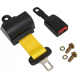 Yellow seat belt seat seat