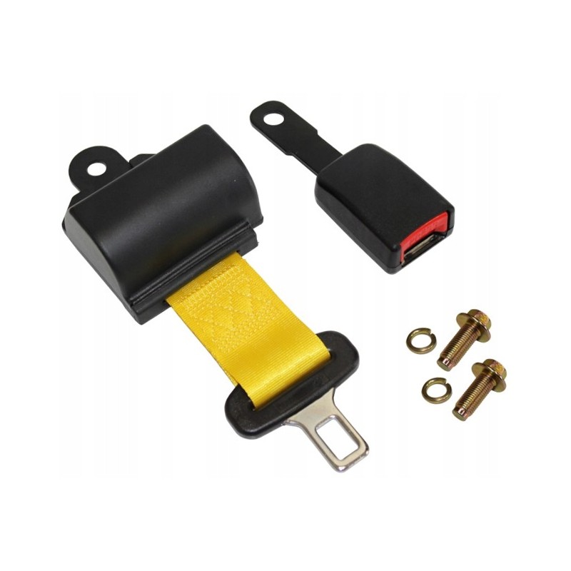 Yellow seat belt seat seat