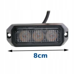 Strobe lamp 3led 9w 12 24v forklifts