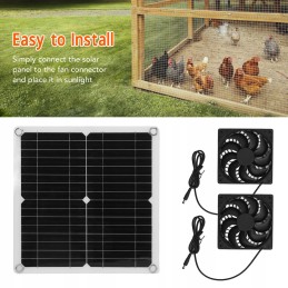 Solar panel fan 20w solar