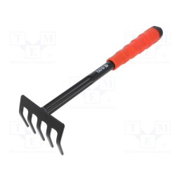 1 pcs x YATO - YT-8866 - Rake, L: 325mm, steel, W: 85mm, Teeth: 5