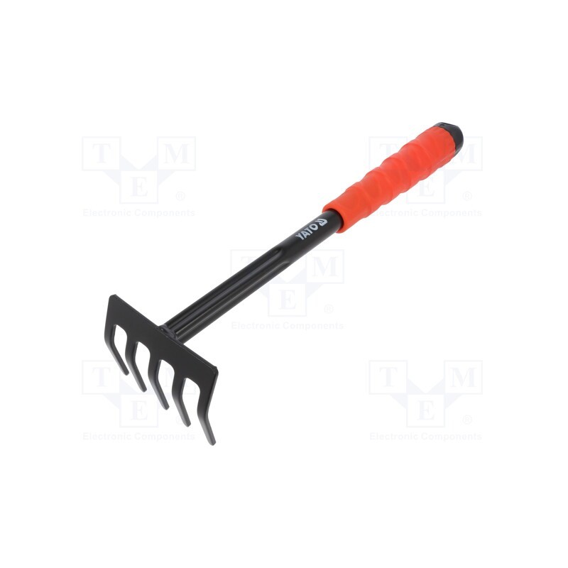 1 pcs x YATO - YT-8866 - Rake, L: 325mm, steel, W: 85mm, Teeth: 5