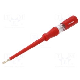 1 pcs x PROXXON - 22392 - Voltage tester, insulated, 3,0x0,5mm, 180mm, 220÷250VAC