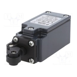 1 pcs x PIZZATO ELETTRICA - FM 1102-M2 - Limit switch, plunger with plastic roller Ø14mm, NC x2, 10A