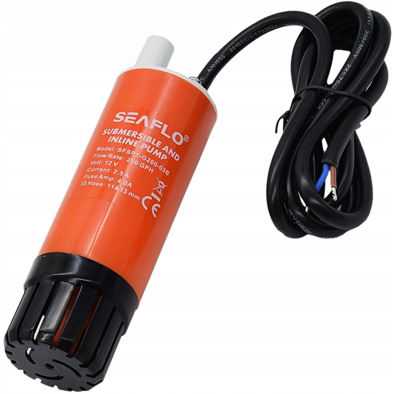Seaflo water pump 12v 13l submersible flow pump for camper