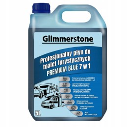 Fluid for tourist toilets 7in1 premium blue 5l