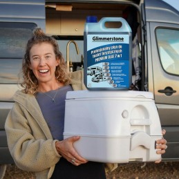 Fluid for tourist toilets 7in1 premium blue 5l