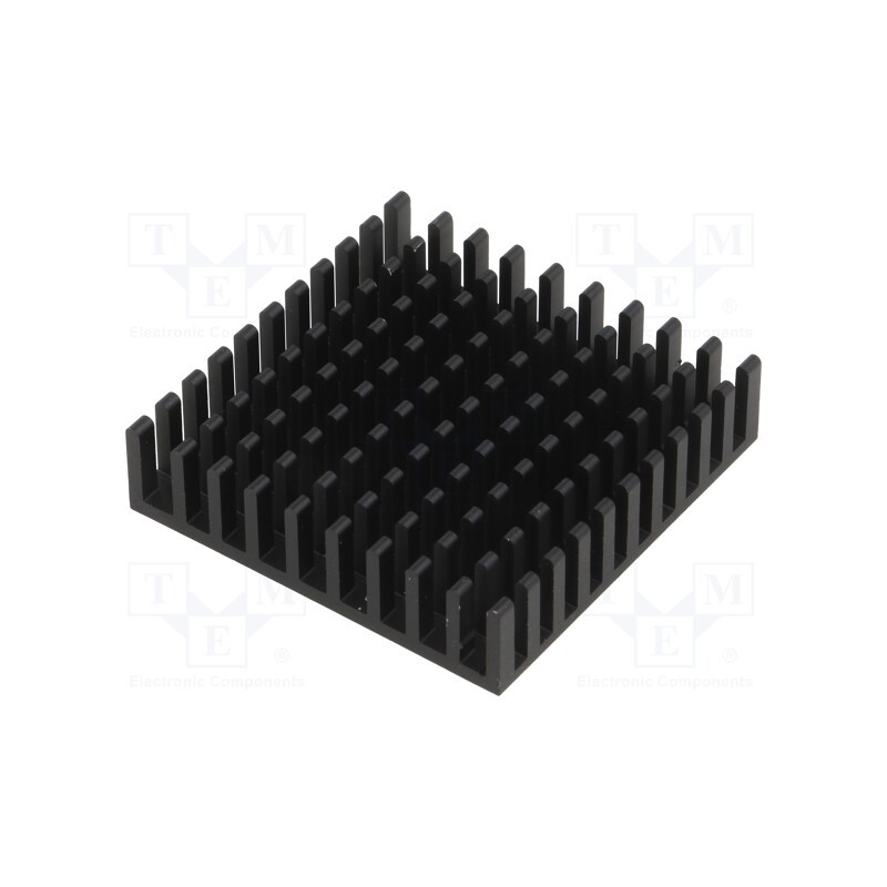 1 pcs x FISCHER ELEKTRONIK - ICK BGA 40 X 40 X 10 - Heatsink: extruded, black, L: 40mm, W: 40mm, H: 10mm, aluminium