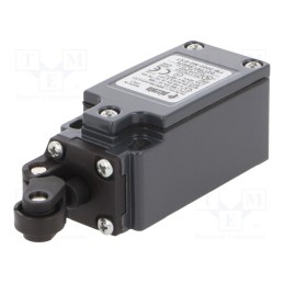 1 pcs x PIZZATO ELETTRICA - FM 2002-M2-EX7 - Limit switch, plastic roller Ø14mm, NC x2 + NO, 10A, max.500VAC