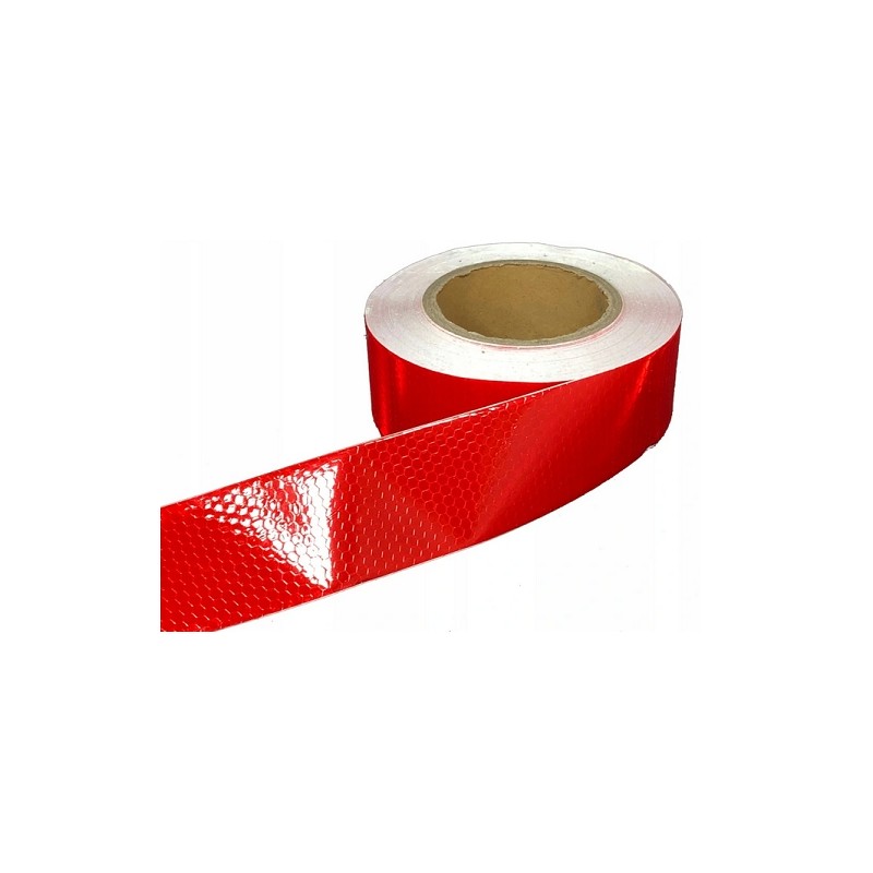 25m red contour reflective tape