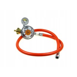 Propane gas reducer 50 mbar, hoses 2 x 1 4 2 m