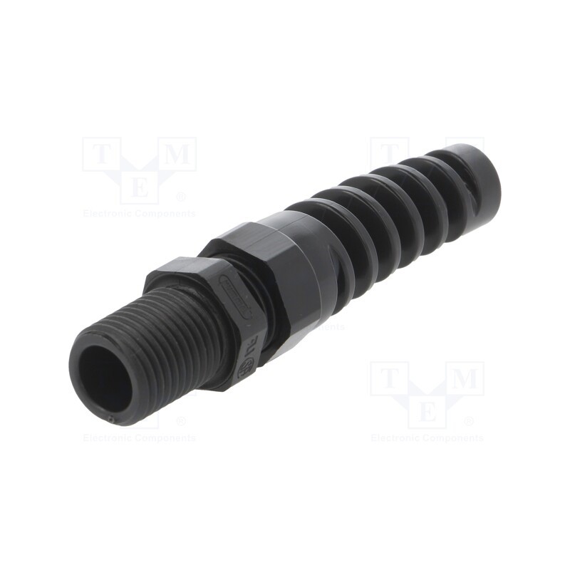 1 pcs x HUMMEL - 1.293.0701.60 - Cable gland, with strain relief,with long thread, PG7, IP68