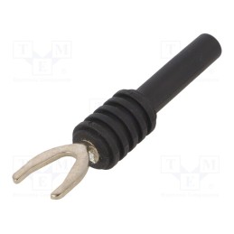 1 pcs x STu00c4UBLI - 66.9126-21 - Plug, fork terminals, banana 4mm socket,fork terminal, 20A